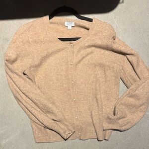 J. Crew extra soft cardigan with pearl buttons